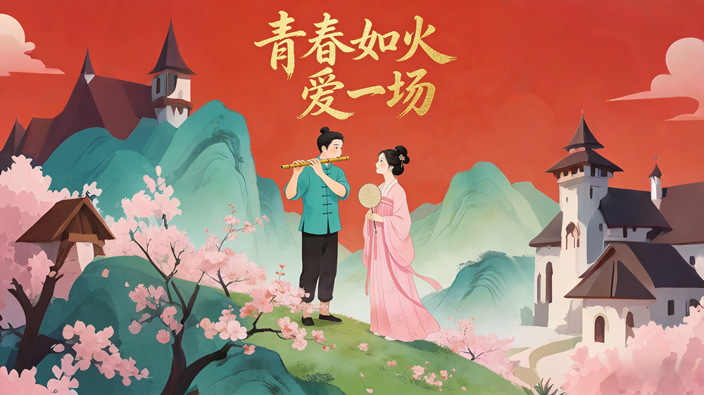 1山歌歌词《青春如火爱一场》